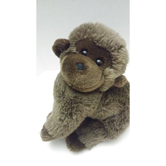 Chosun brown smiling  monkey plush Toy 10" - Picture 4 of 8